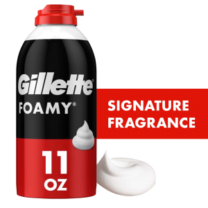 FOAMY MALE  SHAVE 11 oz REGULAR 12CT