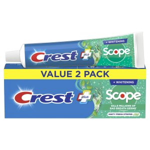 PASTA DENTAL CREST COMP SCOPE WHITENING MINTY FRESH 306gr (2pack)