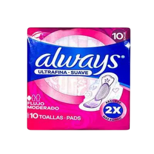 TOALLAS SANITARIAS ALWAYS DIA SUAVE 2x1