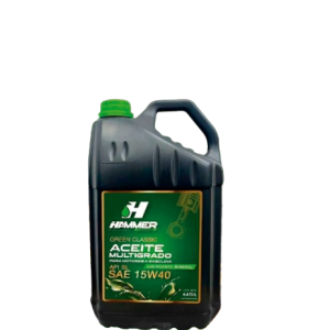 Aceite Semisintético Multigrado Hammer Sae 15W40 Api Sn 4,73L Green Pro