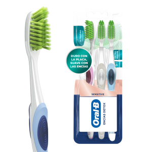 CEPILLO DENTAL ORAL B ENCIAS DETOX 3 PACK