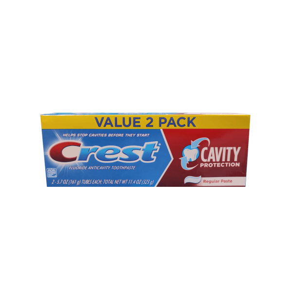 Pasta Dental Crest Cavity Reg Paste 5.7oz ( 2PACK)