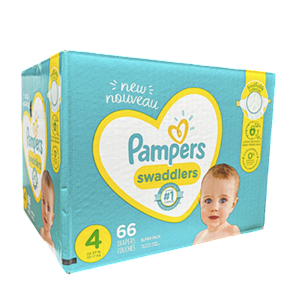 PAMPERS SWADDLERS 1 /66 UNDS (23-37 lb) / (10-17kg)