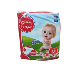 Pañal Baby Finger M 18 UNI