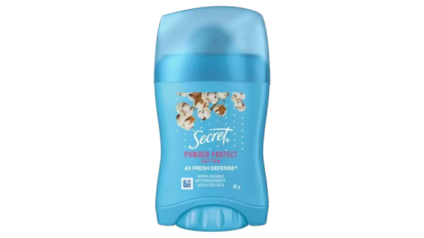 Secret Barra Invisible Antitranspirante Powder Protec Cotton 43gr
