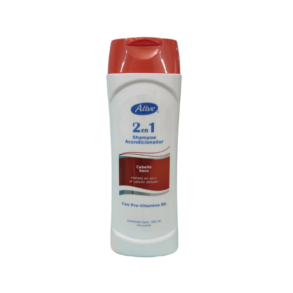 champú 2 en 1 cabello seco 30ML Alive