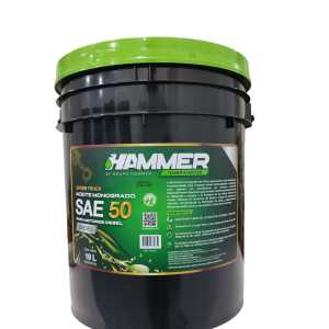 Aceite Mineral Monogrado Hammer Sae 15 Diesel 20L Green Truck