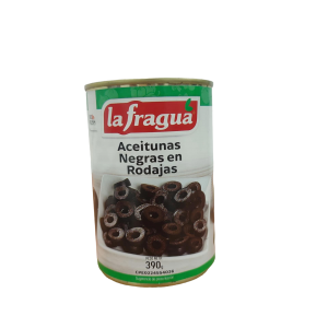 ACEITUNAS NEGRAS EN RODAJAS 390GR
