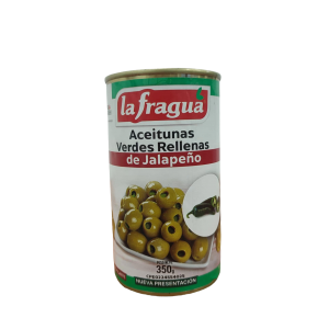 ACEITUNAS VERDES RELLENAS DE JALAPEÑO 350 GR