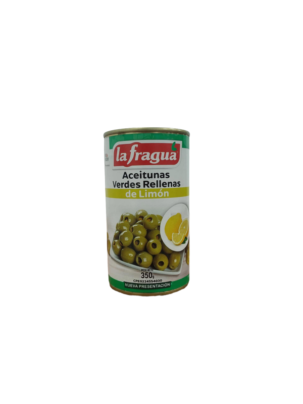 ACEITUNAS VERDES RELLENAS DE LIMON 350 GR