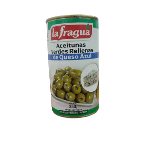 ACEITUNAS VERDES RELLENAS DE QUESO AZUL 350 GR