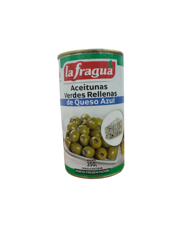 ACEITUNAS VERDES RELLENAS DE QUESO AZUL 350 GR