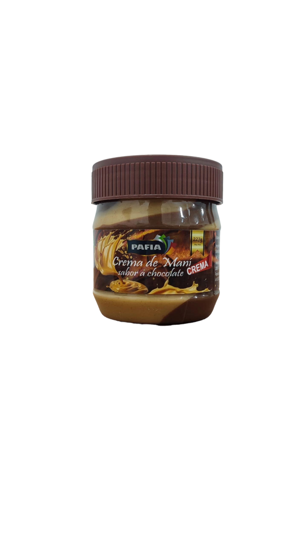 CREMA DE MANI CON CHOCOLATE PAFIA 227GR