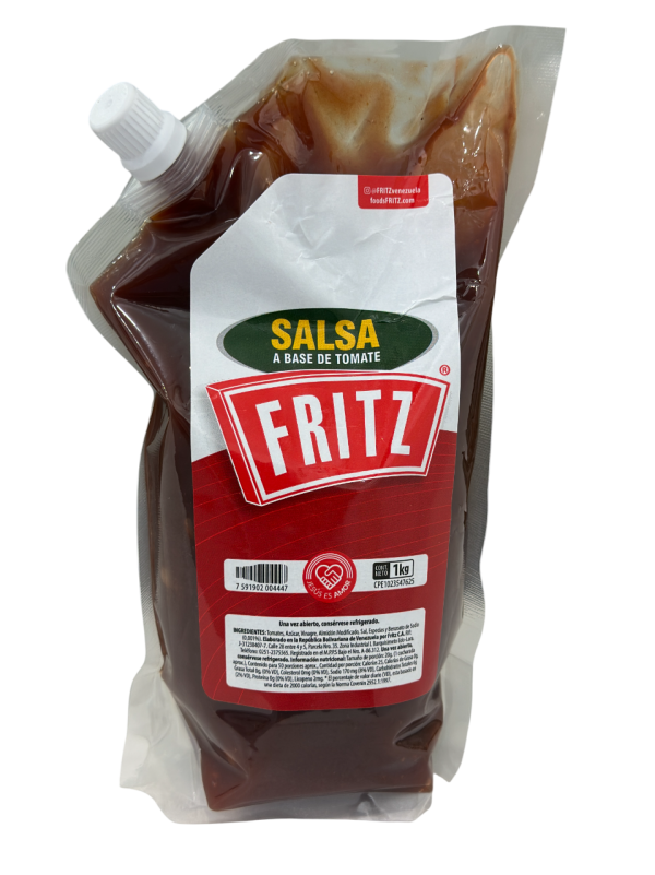 Salsa De Tomate Bolsa 1 Kilo  Fritz