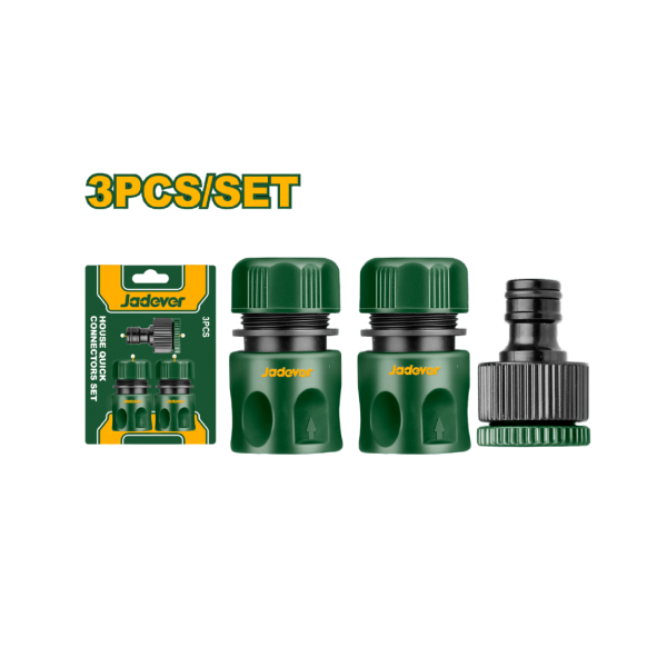 JUEGO DE CONECTOR RAPIDO PARA MANGUERA 3 PIEZAS