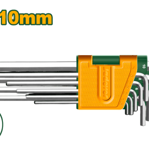 JUEGO DE LLAVES HEXAGONALES 9 PIEZAS CR-V 1.5mm- 10mm