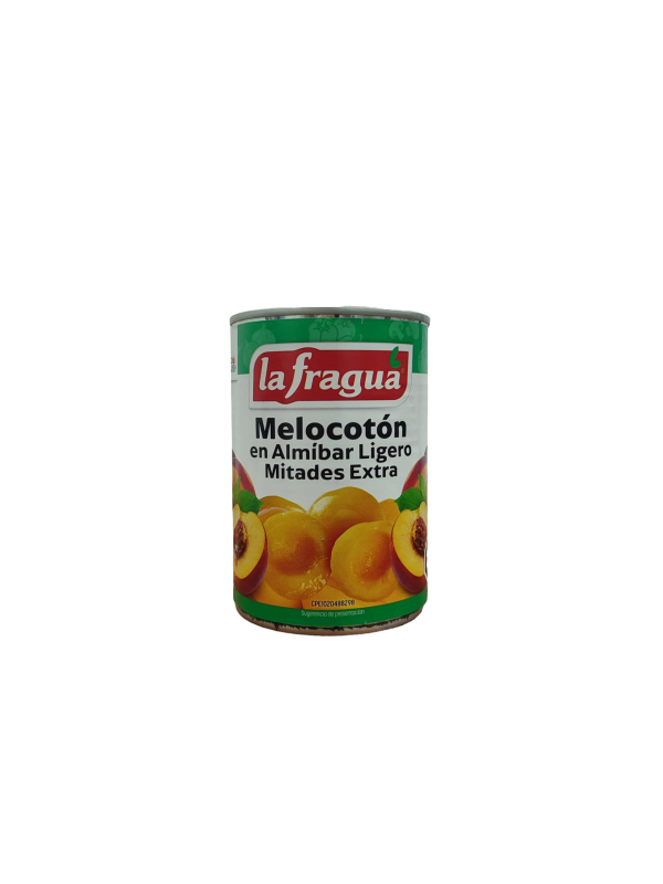 MELOCOTON EN ALMIBAR MITADES EXTRA 420 GR