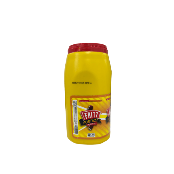 Mostaza Fritz Medio Galon Pote 1,8Kg