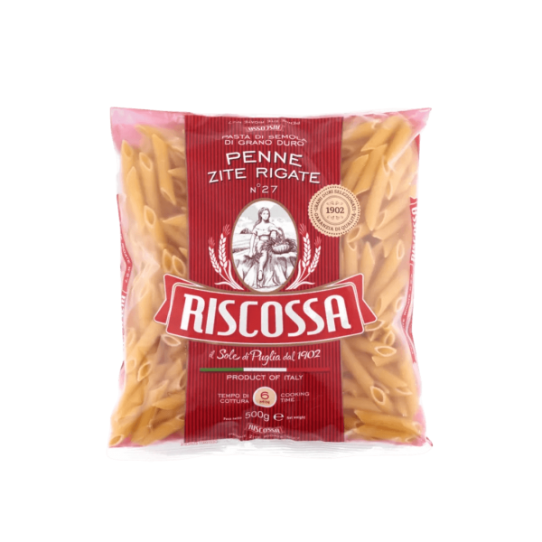 PASTA PENNE ZITE RIGATE RISCOSSA 500 GR