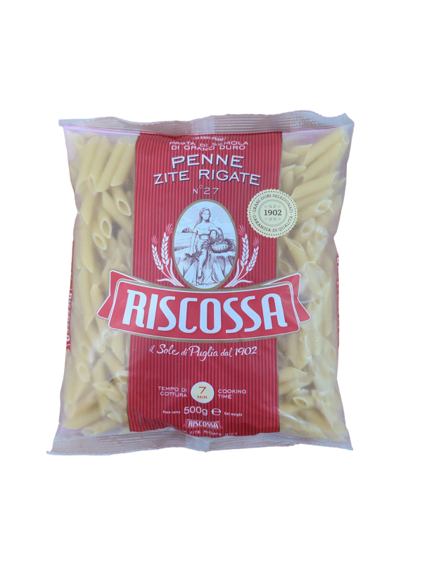 PASTA PENNE ZITE RIGATE RISCOSSA 500 GR