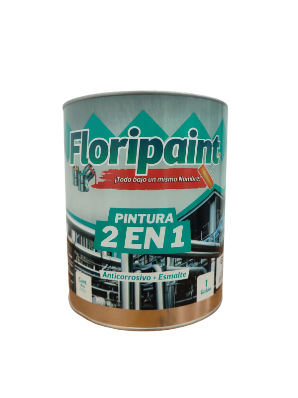 FLORIPAINT 2 En 1 Blanco Galon