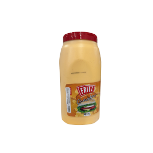 Salsa De Queso Cheddar Galon Pote Fritz 3400Gr