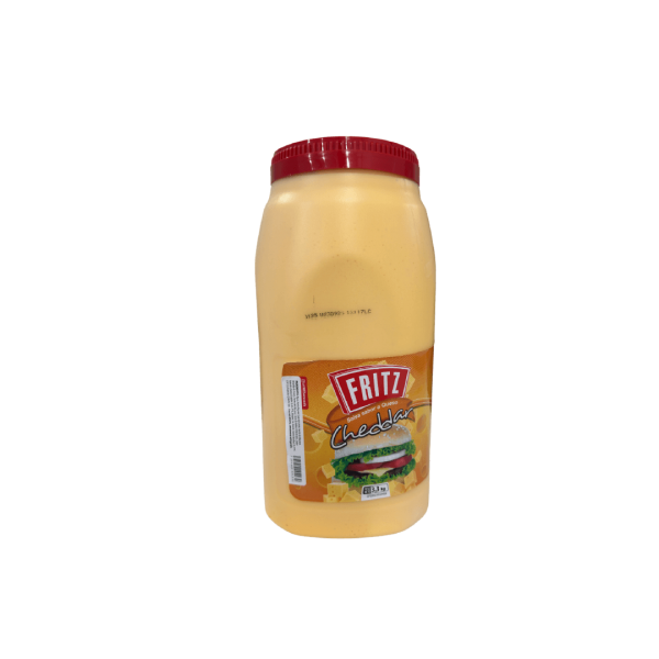 Salsa De Queso Cheddar Galon Pote Fritz 3400Gr