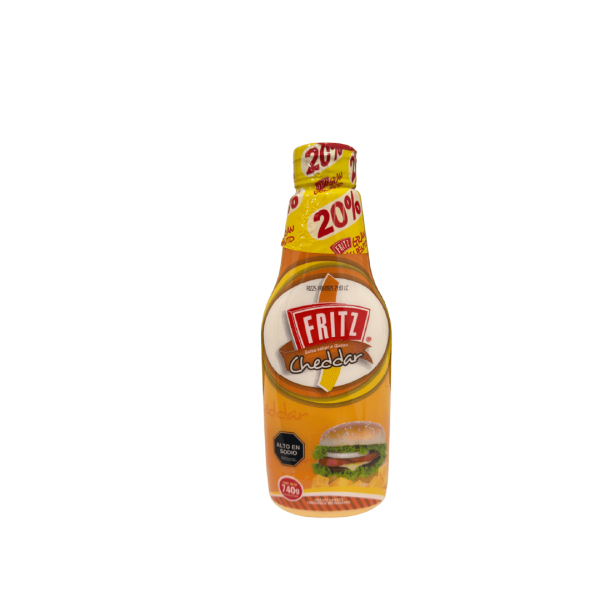 Salsa Queso Cheddar 740 Gr Fritz