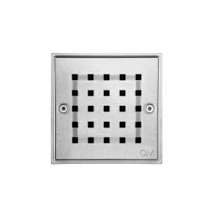 DESAGUE CENTRAL CUADRADO LINEA RIA 10 X 10 CM SATIN