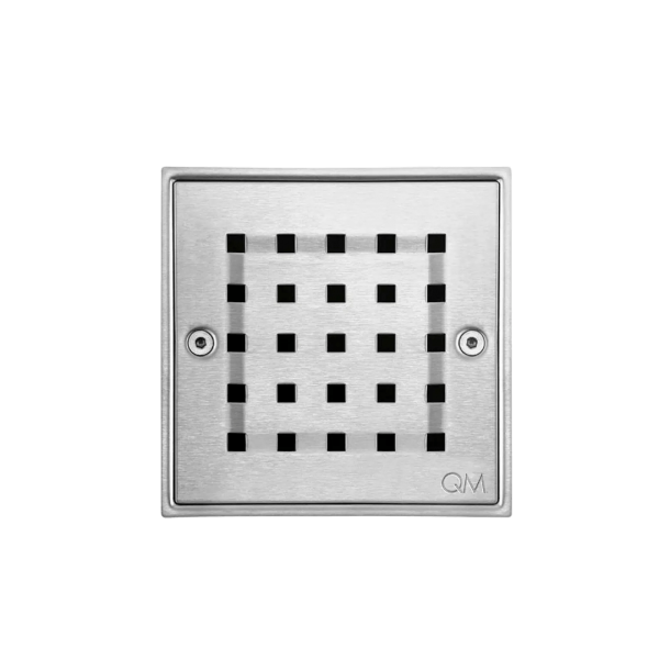 DESAGUE CENTRAL CUADRADO LINEA RIA 10 X 10 CM SATIN