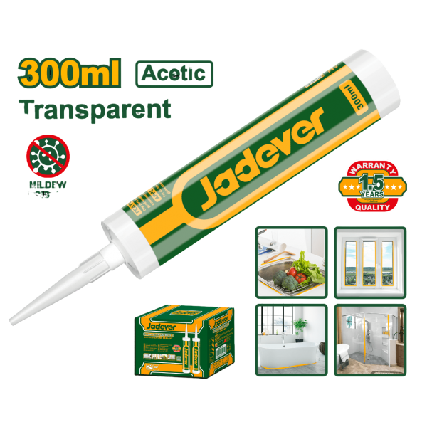SELLADOR DE SILICON ACETICO 300ML (TRANSPARENTE)